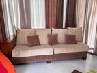 Teak Sofa Set with Table