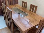 Teek (තේක්ක) Wooden Dining Table