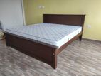 තේක්ක 6x6 Teak Box Bed With Arpico Spring Mattress 7 Inches