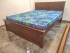 තේක්ක 72x72 Teak Box Bed With Arpico Super Cool Mattress