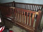 තේක්ක ලී Baby Cot / තොටිල්ල – ඉතා හොඳ තත්ත්වයෙන්