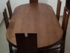 Teak Dining Table and 6 Chairs