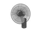 Telesonic 16 Wall Fan with Remote (TL-1612WFR)