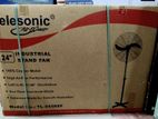 Telesonic 24 Inch Industrial Stand Fan (TL-2438SF)