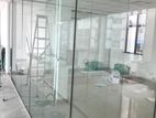 Tempers Glass Partition