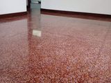Terrazzo Titanium Floors Cut and Polish