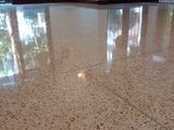 Terrazzo , Titenium Floor Cut and Polish