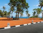 The high Valuable Beach front land sale project in Dondra.
