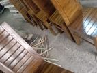 Teak Table and Chair Set