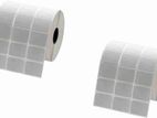THERMAL TRANSFER 34MM X 25MM 3UPS 6000 PCS BARCODE STICKER ROLL