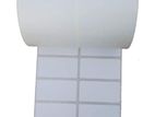 THERMAL TRANSFER 38MM X 25MM 2UPS 2500 PCS BARCODE STICKER ROLL
