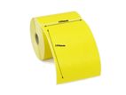 Thermal Transfer 50mm x 25mm 1ups 2000 Pcs Lable Roll - Yellow