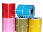 Thermal Transfer 50mm x 25mm 1ups 2000 Pcs Roll