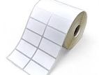 Thermal Transfer 50mm x 35mm 2ups 4000 Pcs Lable Roll