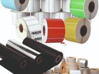 THERMAL TRANSFER CLOUR BARCODE STICKER ROLL