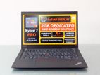 Thinkpad T495s -Ryzen 7 PRO+16GB Ram |2GB Vega Graphics |Slim Laptops
