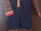 Thread Work Shalwar Top