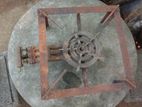 Three Burner Gas Stove with Stand