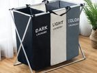 Three Compartment Laundry Basket