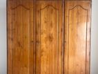Three door teak wardrobe