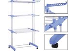 Three Layer Cloth Rack - Foldable Large 6 ft