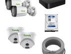 Tiandy CCTV Set Camera (indoor 4 set)