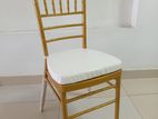 Tiffany Chair Gold With Cushion