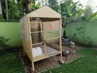 Tiled Dog Cage with Drainage