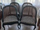 4 Cane Chair Set