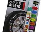 tire color marker pen