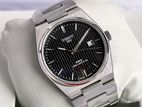 TISSOT PRX POWERMATIC 80 ICE BLACK DIAL WATCH