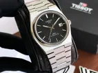 Tissot PRX Powermatic Japanese Black Dial Automatic Mens Watch