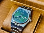 Tissot PRX Powermatic Japanese Green Dial Automatic Mens Watch