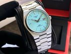 Tissot PRX Powermatic Japanese Tiffany Blue Dial Automatic Mens Watch