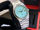 Tissot PRX Powermatic Tiffany Blue Dial Automatic Mens Watch
