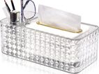 Tissue Box Holder & Desk Organizer