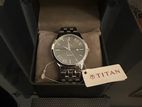 Titan Quartz Classique Gents with Box (black Dial)