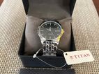 Titan Quartz Classique Gents with Box (black Dial)