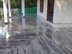 Titanium Cut Cement Flooring