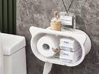 Toilet Double Tissue Roll Paper Cabinet