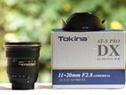 Nikon Tokina AT-X 11-20mm f/2.8 PRO DX Ultra Wide