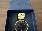 Tommy Hilfiger Cooper Ionic Thin Gold Plated Steel Blue Dial Watch