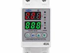 TOMZN 40A VA Adjustable High Low Voltage Current Protector Colour Displa