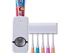 Toothpaste Dispenser Organizer = Wall mounting
