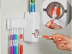 Toothpaste Dispenser - Wall mounting Tooth paste & Brush organizer