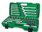 TOPTUL 42PCS PROFESSIONAL GRADE 1/2" DR. FLANK SOCKET WRENCH SET