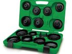 Toptul Automotive Cup Type Oil Filter Wrench Set 16pcs