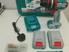 TOTAL 20V Compact Brushless Cordless Impact Drill Kit Herman HT 0442