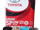 Toyota 0W-20 4L With Oil Filter Package