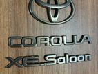 Toyota 110 Corolla Gold Badge Set